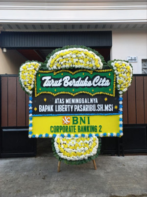 Papan Bunga Duka di Muktiharjo Lor