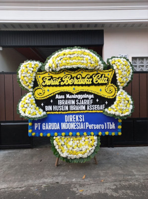 Papan Bunga Duka di Muktiharjo Lor
