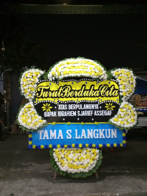 Papan Bunga Duka di Muktiharjo Lor