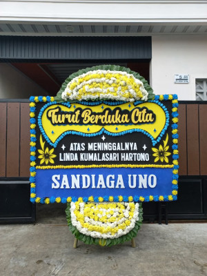 Papan Bunga Duka di Muktiharjo Lor