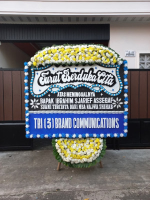 Papan Bunga Duka di Muktiharjo Lor